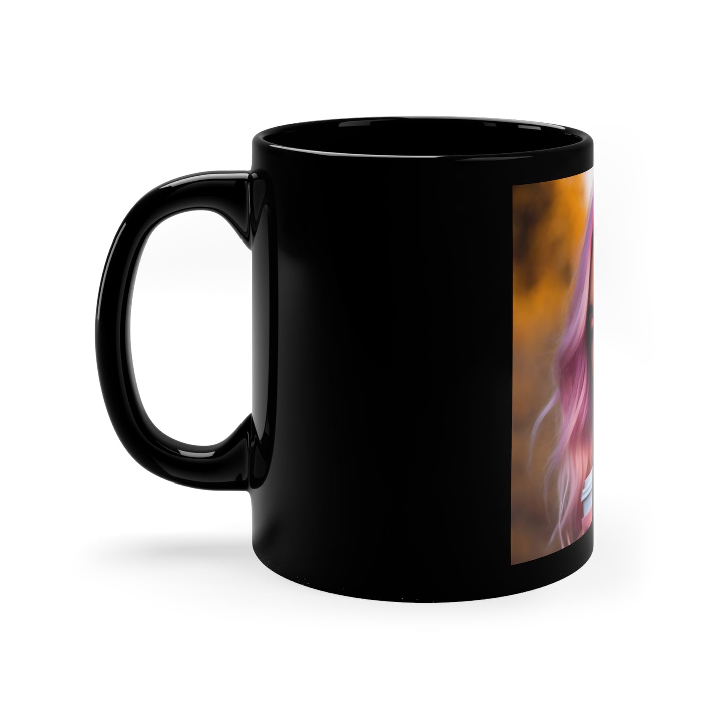 Black Coffee Mug, 11oz