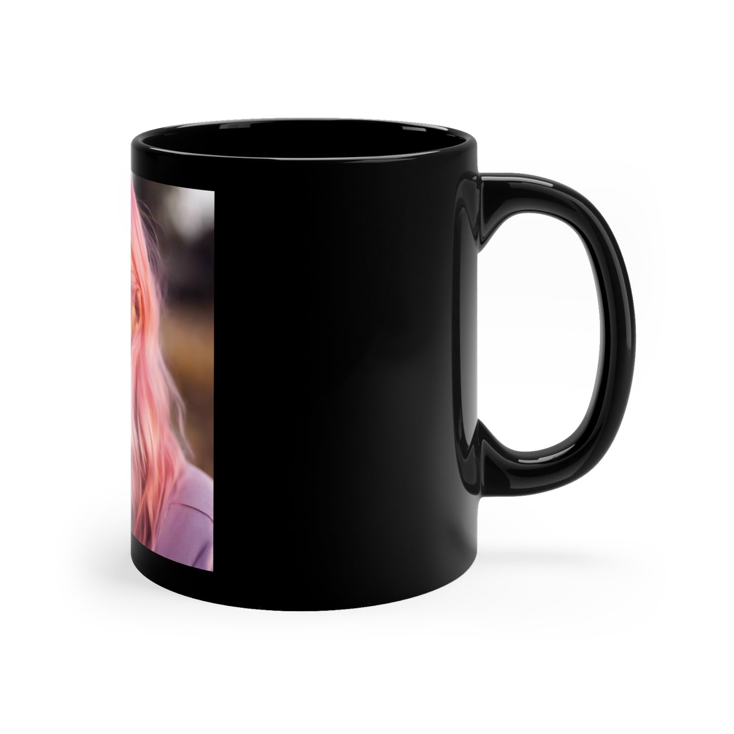 Black Coffee Mug, 11oz